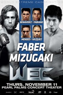 Poster do filme WEC 52: Faber vs. Mizugaki