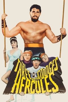 Poster do filme Os Três Patetas com Hércules no Olimpo