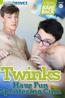 Twinks Have Fun Splattering Cum