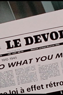 Le devoir, Part 1: 1910-1945 - Do What You Must