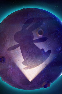 Conejo en la Luna