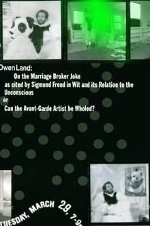 On the Marriage Broker Joke as Cited by Sigmund Freud in Wit and Its Relation to the Unconscious, or Can the Avant-Garde Artist Be Wholed?