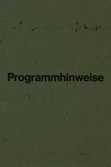 Programmhinweise
