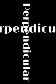 Perpendicular