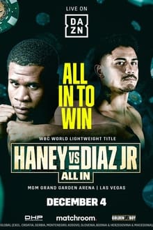 Poster do filme Devin Haney vs. JoJo Diaz