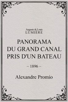 Panorama of the Grand Canal Taken from a Boat