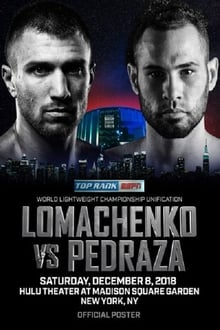 Poster do filme Vasyl Lomachenko vs. Jose Pedraza