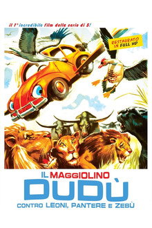 Il maggiolino Dudù contro leoni, pantere e zebù