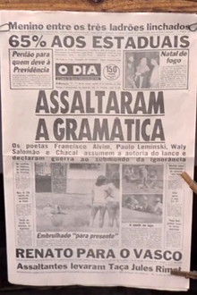 Assaltaram a Gramática