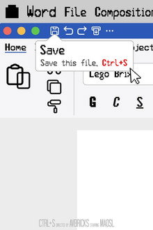 CTRL+S