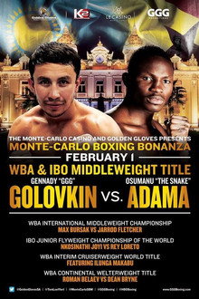 Gennady Golovkin vs. Osumanu Adama