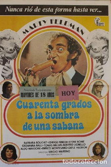 Cuarenta grados a la sombra de la sábana blanca