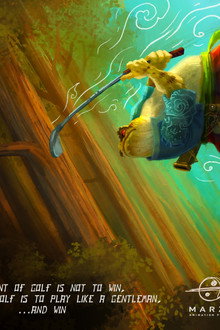 Samurai Frog Golf