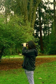 A Man Finds Binoculars
