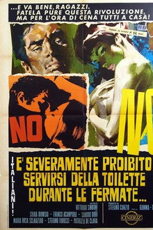 Italiani! È severamente proibito servirsi della toilette durante le fermate