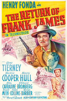 The Return of Frank James movie poster