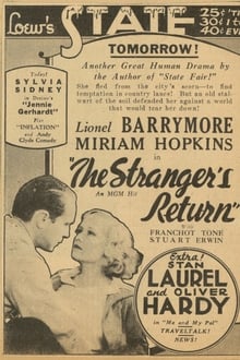 The Stranger's Return movie poster