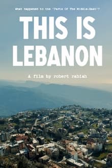 Poster do filme This is Lebanon
