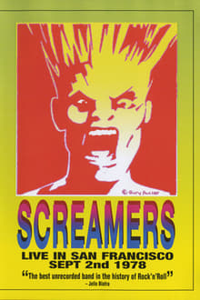 Poster do filme Screamers ‎– Live In San Francisco: Sept 2nd 1978