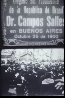 Llegada del Presidente de la República de Brasil Dr. Campos Salles en Buenos Aires