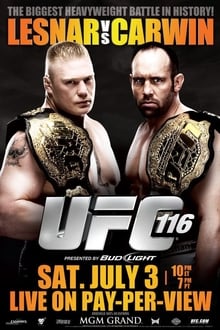 Poster do filme UFC 116: Lesnar vs. Carwin