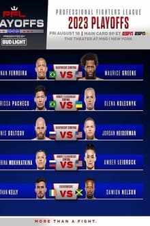 PFL Playoffs 2023: PFL 8 Ferreira vs. Greene movie poster