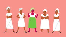 Leymah Gbowee, travailleuse sociale