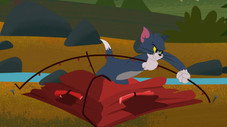 Tom fait du camping
