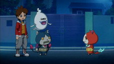 Komasan à la ville : l'arrivée de Komajiro / Yo-kai Cigalopin / Robonyan activé