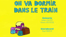 On va dormir dans le train