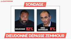 Sondage : Dieudonné dépasse Zemmour