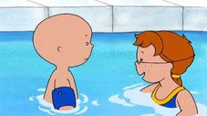 Caillou apprend à nager
