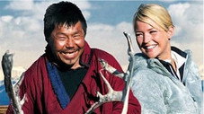 Virginie Efira chez les Tsaatans en Mongolie