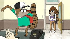Rigby et son Burrito en plein ciel