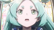 La fille cyan