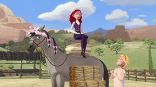 Maricela, le cheval et le camping