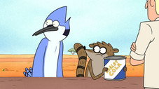 Mordecai et Rigby là-bas dessous
