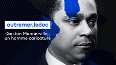Gaston Monnerville, un homme caricaturé