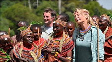 Estelle Lefébure chez les Samburu au Kenya au Kenya