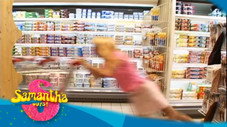 Samantha au supermarché
