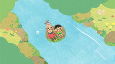 Mamie Mottainai va à la rivière