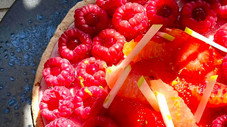 Succès framboises et agrumes