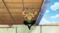 Poderosos Golpes de Espada! Zoro vs. Kaku! Um Potente Espetáculo de Esgrima!