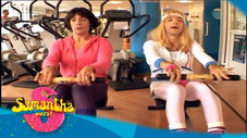Samantha à la gym