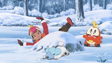 Rhod et Chochodile découvrent la neige