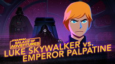 Luke contre l'Empereur Palpatine, s'élever contre le Mal