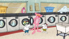 Laverie en rose