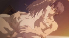 Mots tendres répétés et baisers doux.