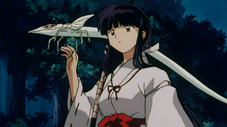 Kikyō et Kagome seules dans la grotte