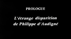 L'Etrange disparition de Philippe d'Audigné
